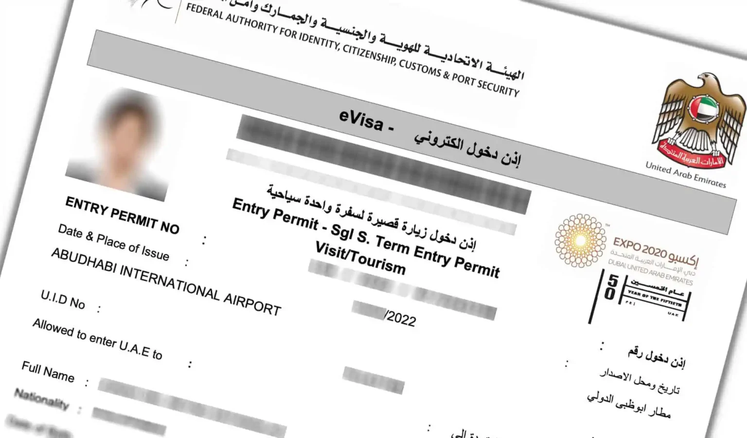 Dubai Tourist Visa