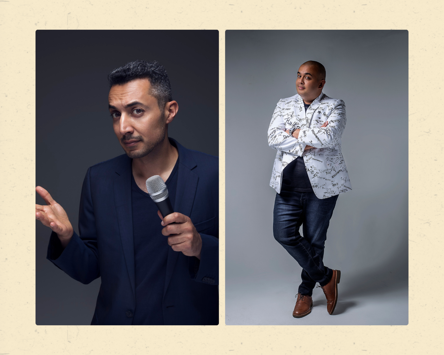 Dubai Comedy Festival 2024: South African Comics Takes the Center Stage Alfred Adriaan and Riaad Moosa: Dubai Comedy Festival