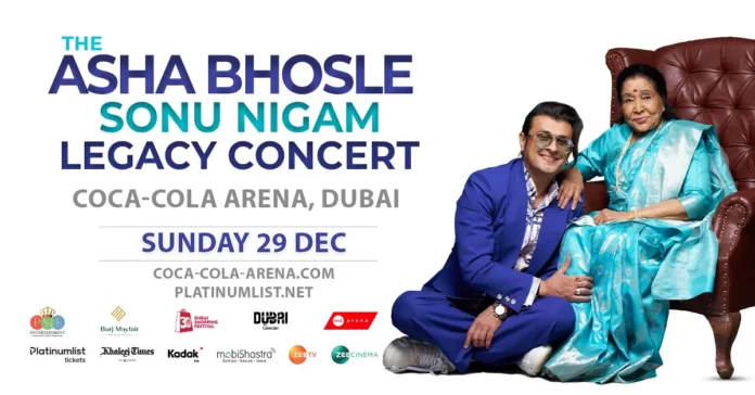 Asha Bhosle and Sonu Nigam Legacy Concert at Coca Cola Arena