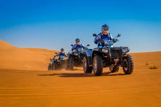 Desert Safari with Quad Biking, Camel Ride & BBQ