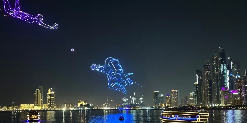 Drones and Fireworks Will Illuminate Dubai City during DSF 2024