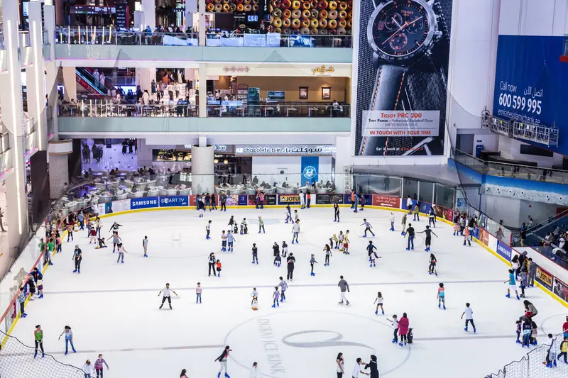 Festive Fun on the Dubai Ice Rink