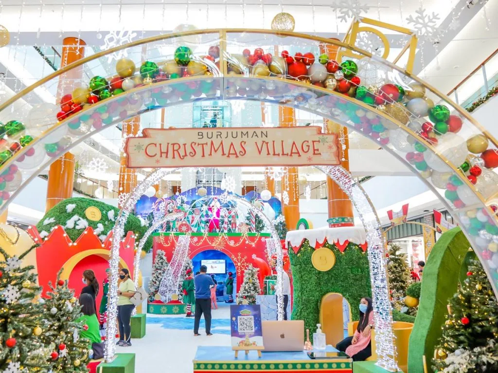 Visit the Christmas Village at BurJuman Mall