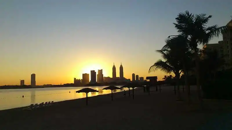 Sunrise in Dubai