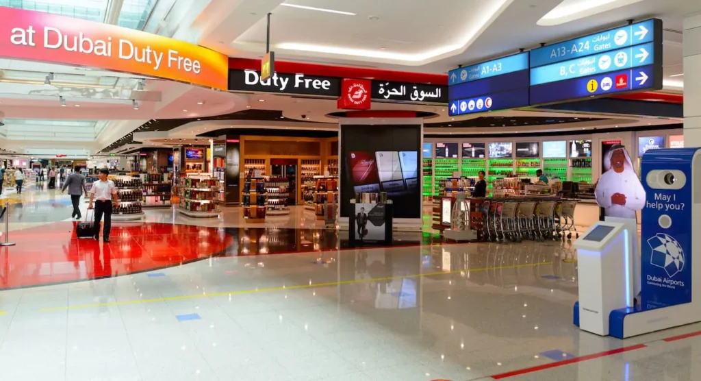 Dubai Duty Free Stores at Airport