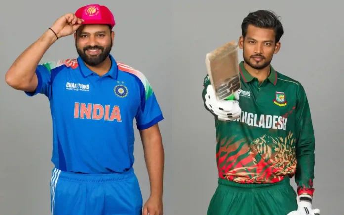 IND vs BAN Match 2, Champions Trophy 2025 Live Streaming: How to watch the second match between India and Bangladesh on TV and Mobile?