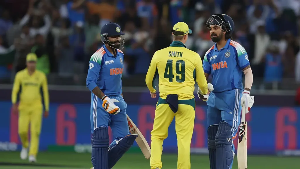 India defeated Australia in the First Semi-Final of the Champions Trophy