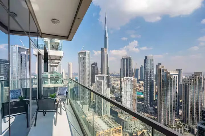 Opulent Condo with Burj Khalifa Views