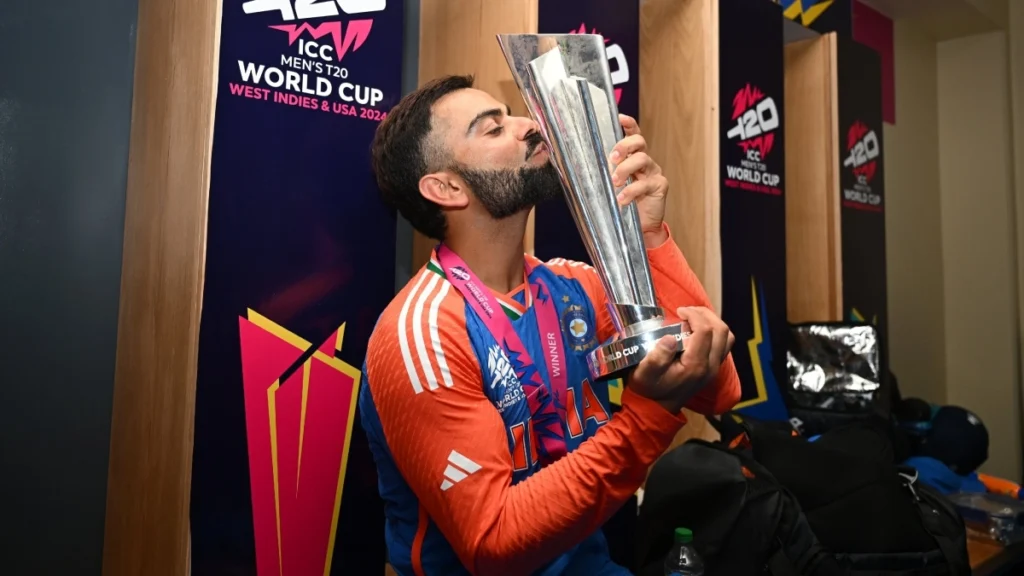 Virat with 2024 T20 World Cup