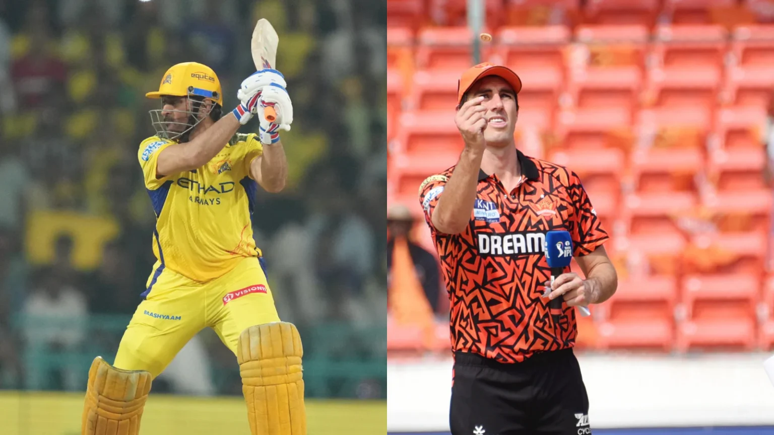 CSK vs SRH Match 43 IPL 2025: Head to Head Records, Pitch Report, Weather Forecast, Playing XI and More