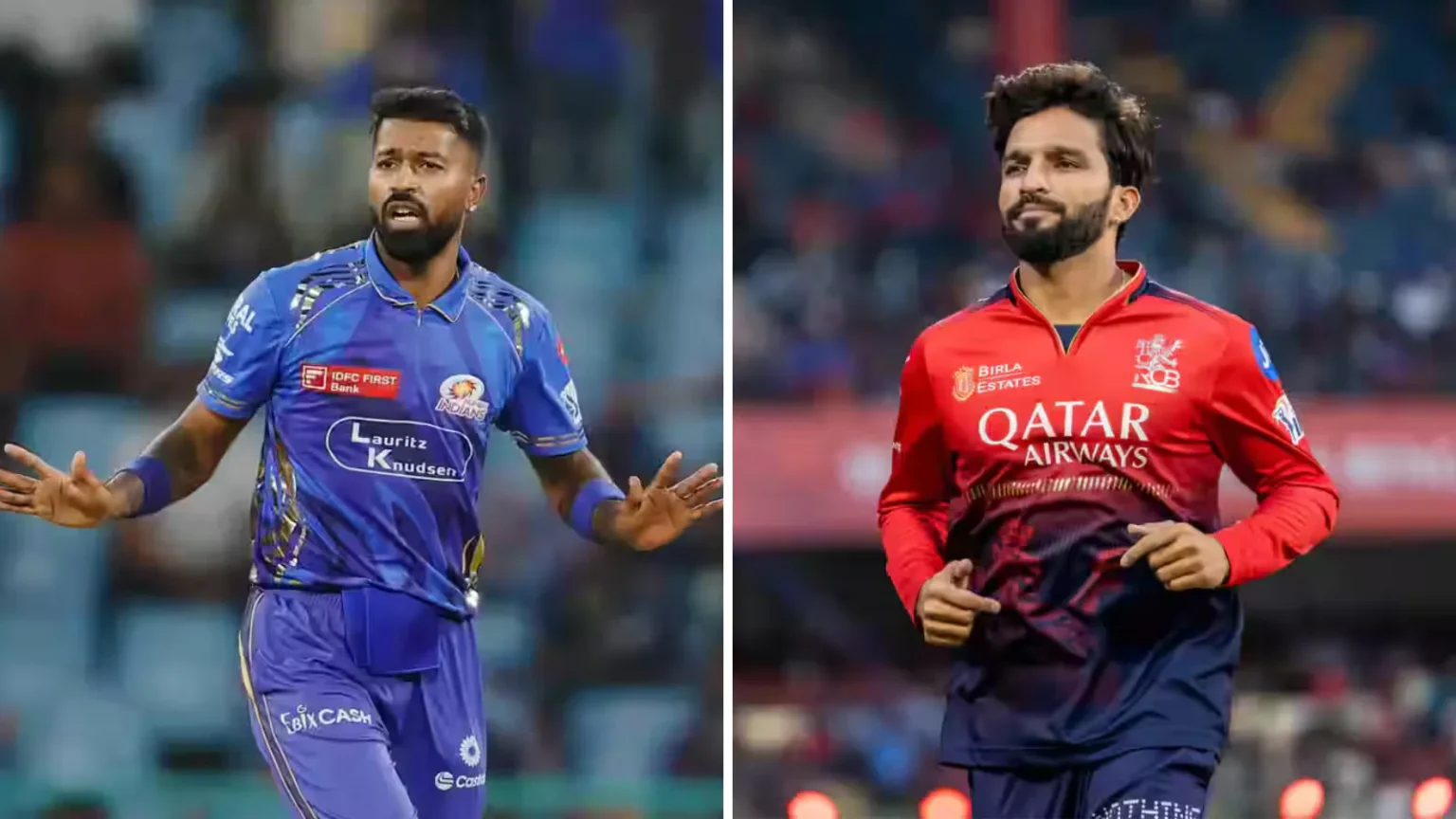 MI vs RCB Match 20 IPL 2025: Head to Head Records, Pitch Report, Weather Forecast, Playing XI and More
