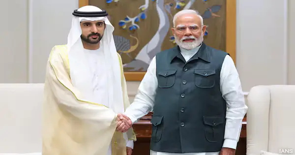 Modi and Dubai Crown Prince