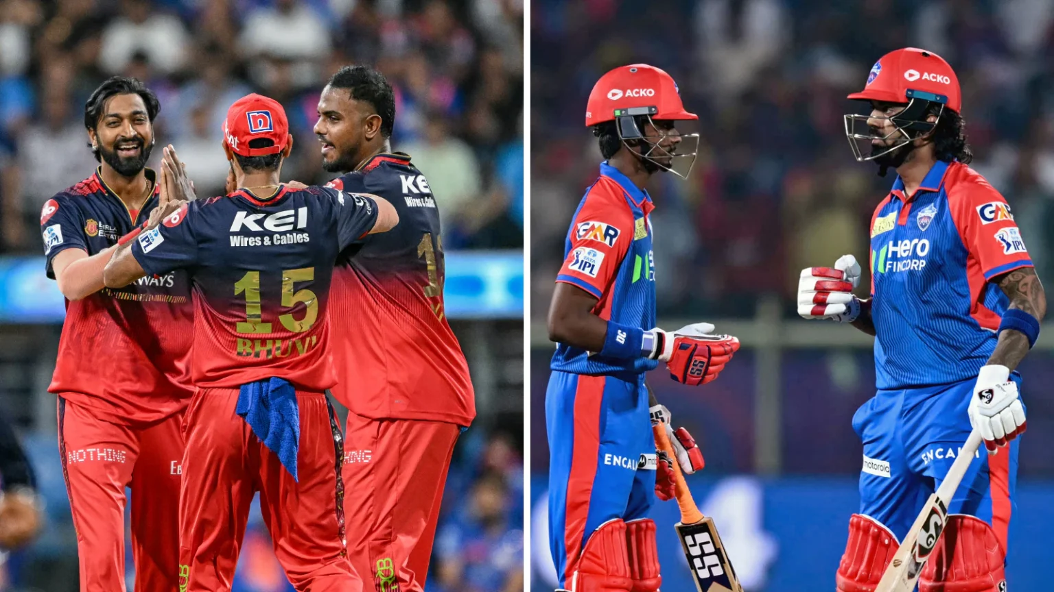 RCB vs DC Match 24 IPL 2025: Head to Head Records, Pitch Report, Weather Forecast, Playing XI and More