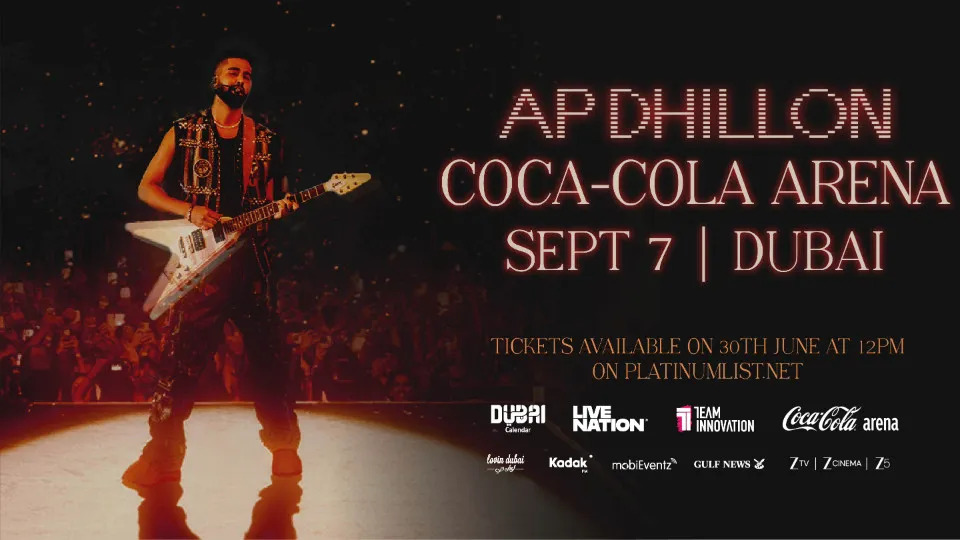 AP Dhillon Live in Dubai Coca Cola Arena