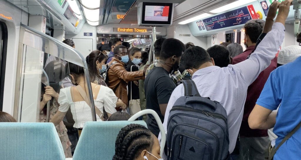 Dubai Metro Inside