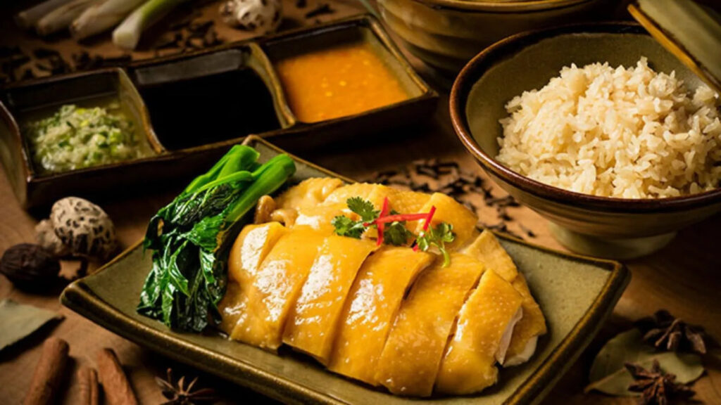 Authentic Hainanese Chicken Rice