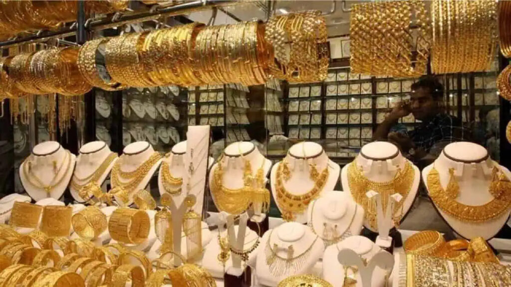 Dubai Gold Souk Jewellery Display