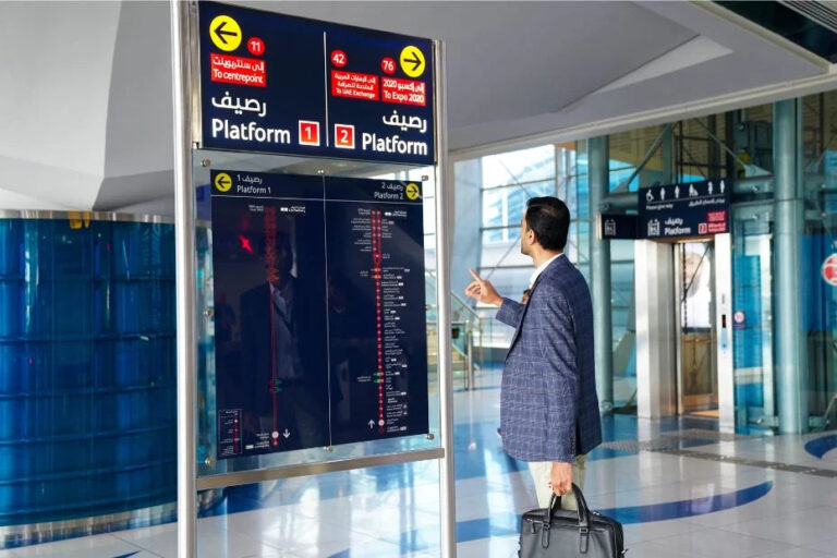 Dubai Metro Gets 9000 New Signs to Improve Passenger Navigation