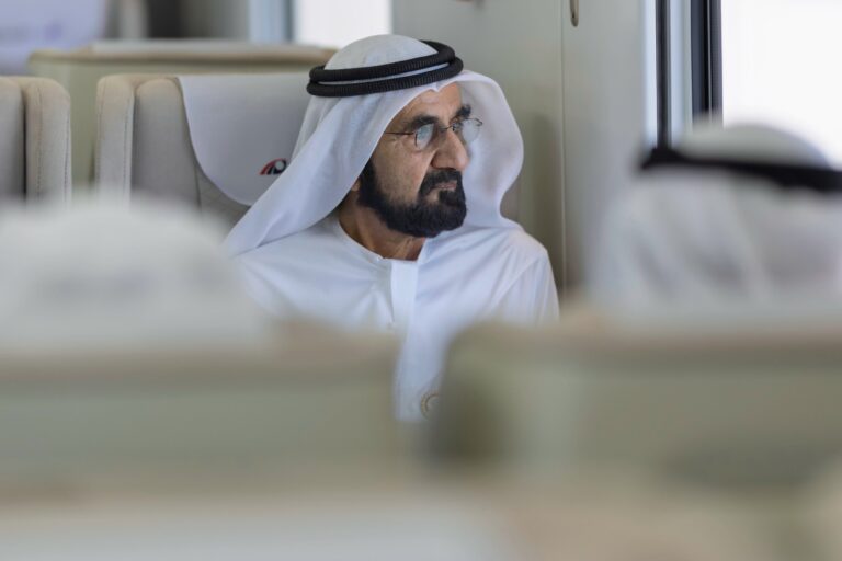 Sheikh Mohammed Bin Rashid Takes Historic Etihad Rail Journey from Dubai to Fujairah