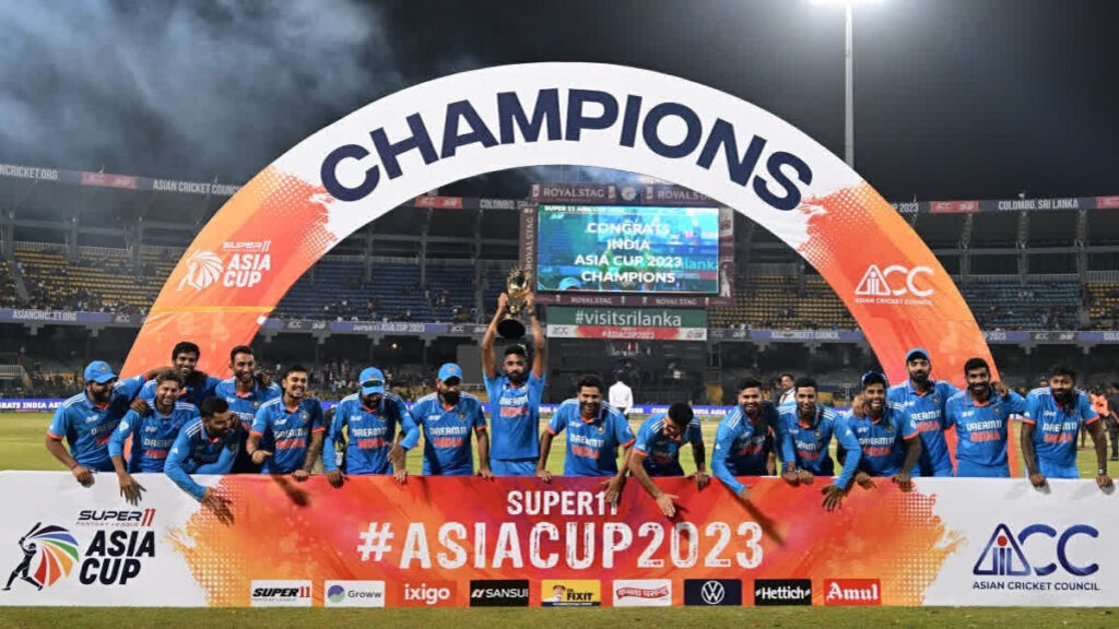 Defending Champions Team India