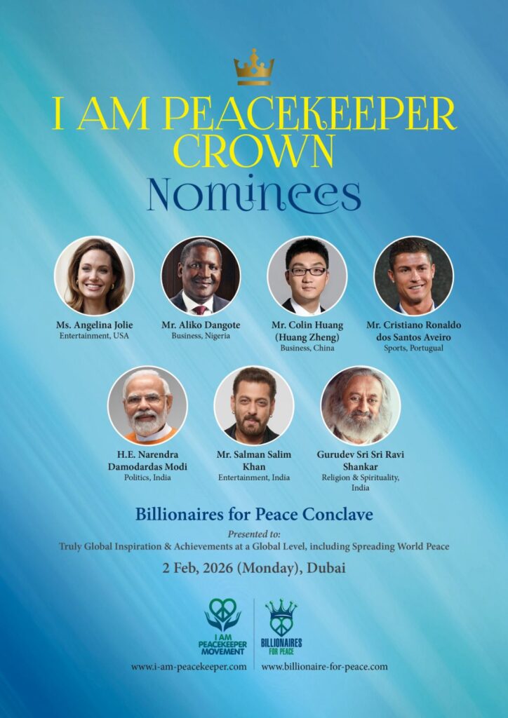 I am PeaceKeeper Crown Nominees