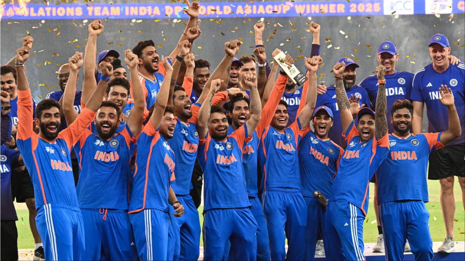 India Wins Asia Cup 2025 Trophy by Defeating Pakistan in Final by 5 Wickets