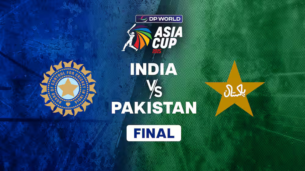 India vs Pakistan Final Match Live in Dubai