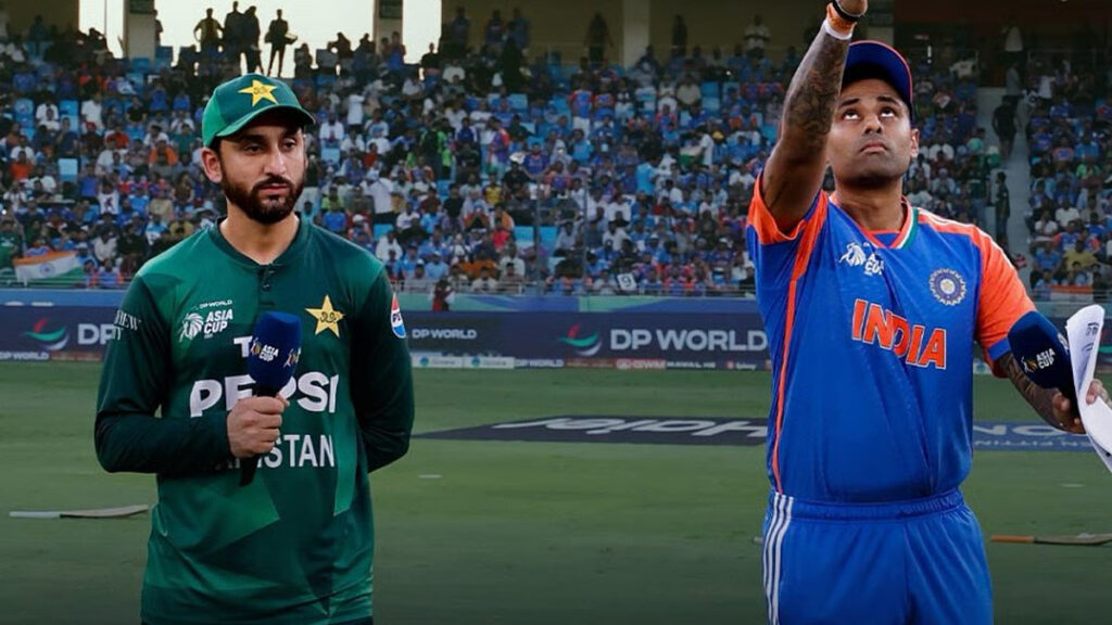India vs Pakistan in the Super 4s of the Asia Cup 2025