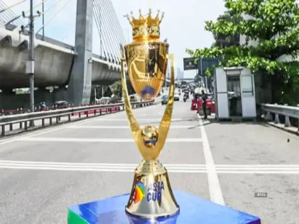 Asia Cup Trophy Arrived in Abu Dhabi from Dubai