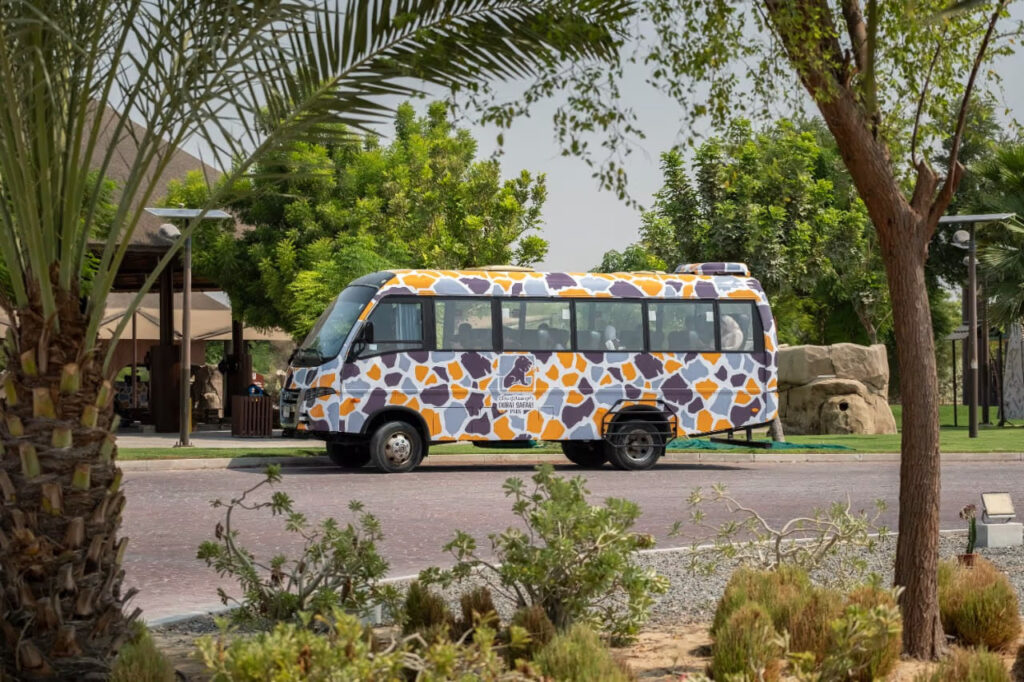 Dubai Safari Park Buses