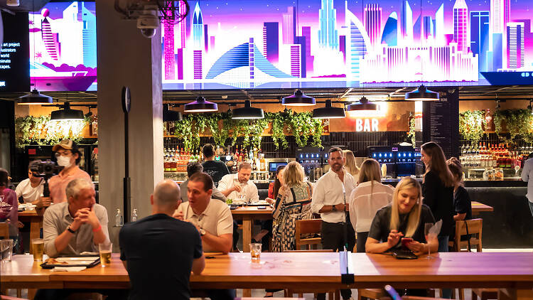 Grab a bite at Time Out Market