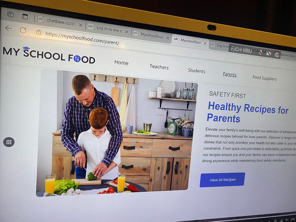 My School Food Platform