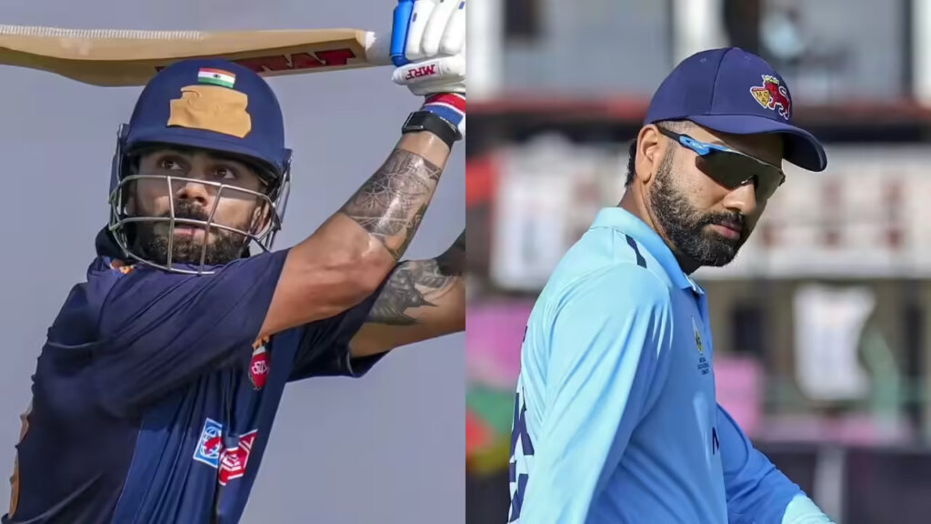 Virat Kohli and Rohit Sharma Return to Domestic Cricket with Dazzling Twin Centuries in Vijay Hazare Trophy