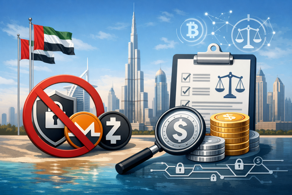 Dubai Tightens Crypto Market Rules, Bans Privacy Tokens on Regulated Platforms