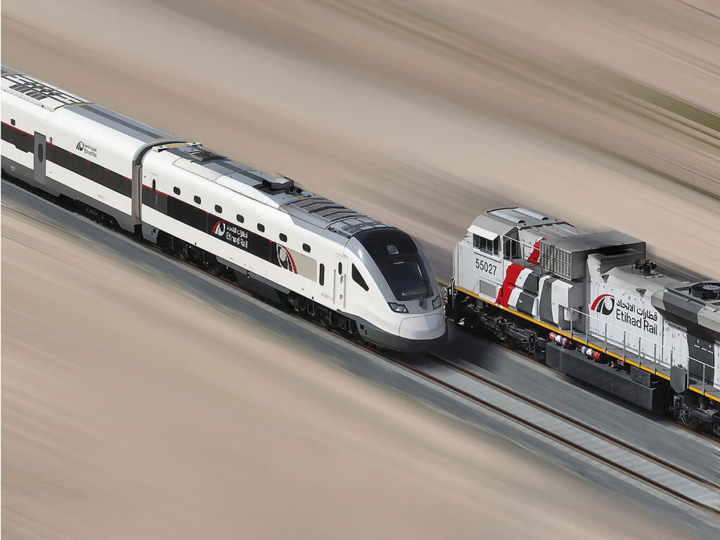 Etihad Rail Passenger Train in UAE