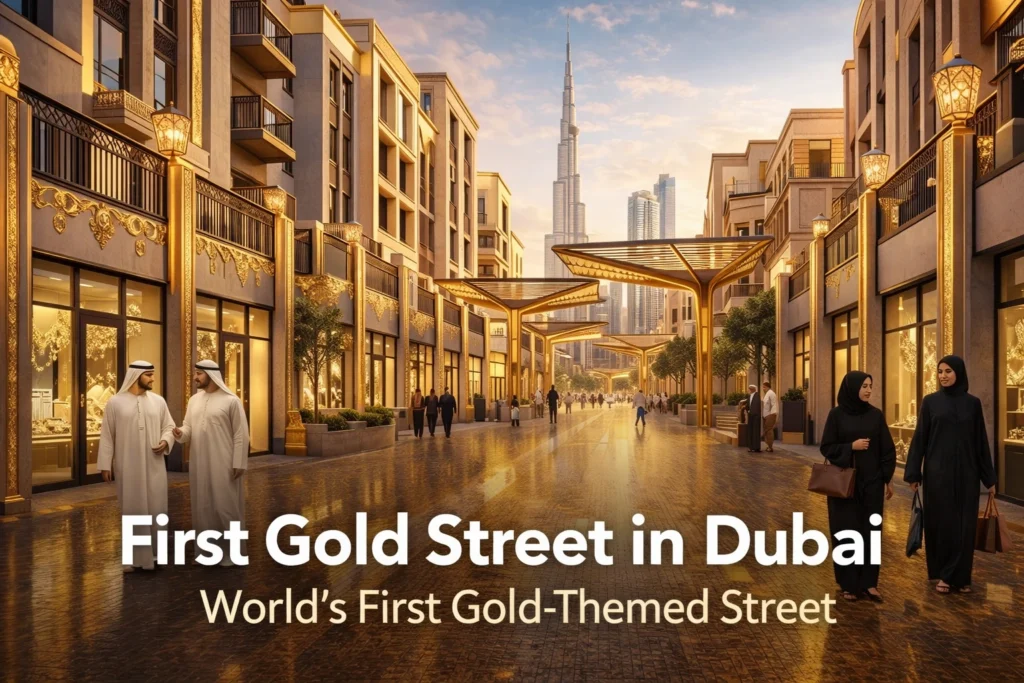First Gold Street in Dubai: Inside World’s First Gold Street