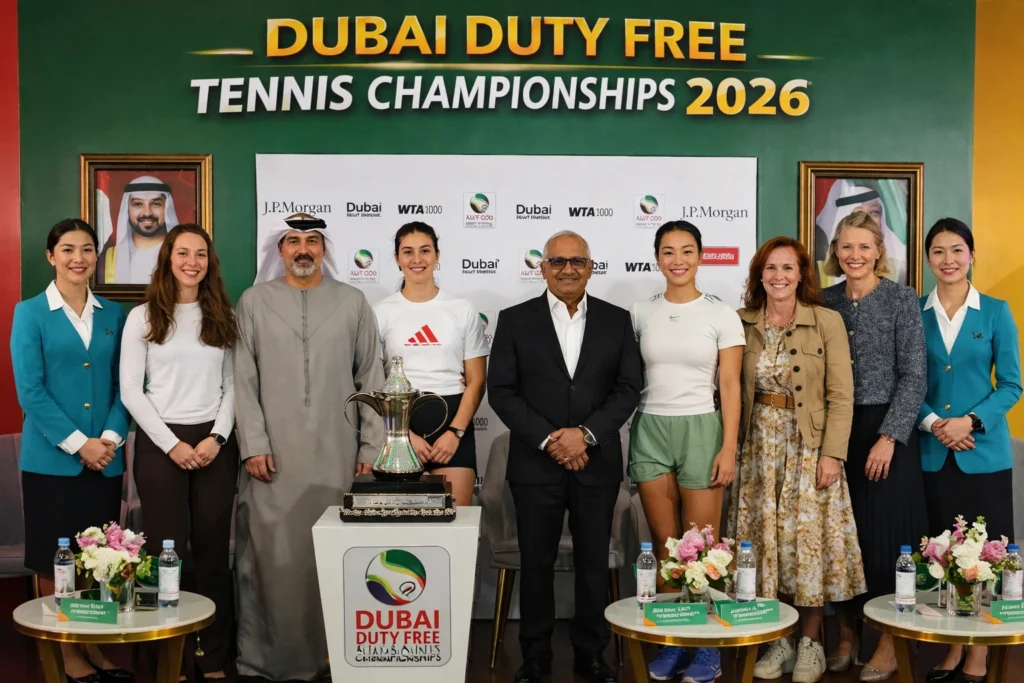 Dubai Duty Free Tennis Championship 2026 Event Group Photo