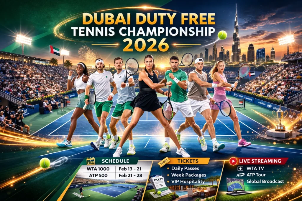 Dubai Duty Free Tennis Championships 2026: Players, Prize Money and Tickets Details