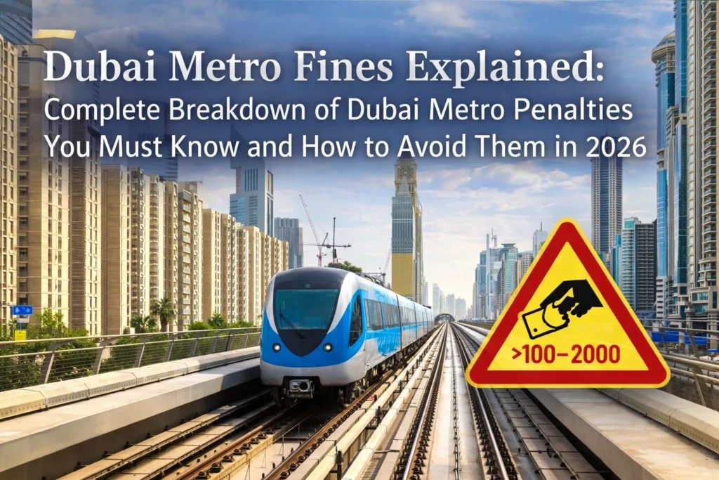 Dubai Metro Fines Explained: Complete Breakdown of Dubai Metro Penalties You Must Know and How to Avoid Them in 2026
