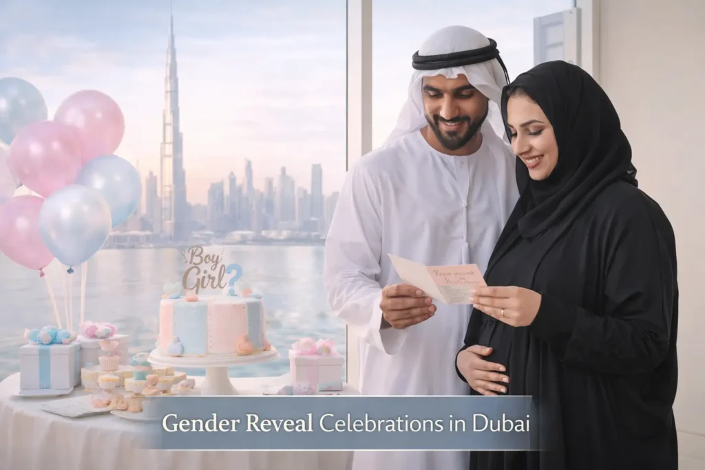 Gender Reveal Celebration in Dubai
