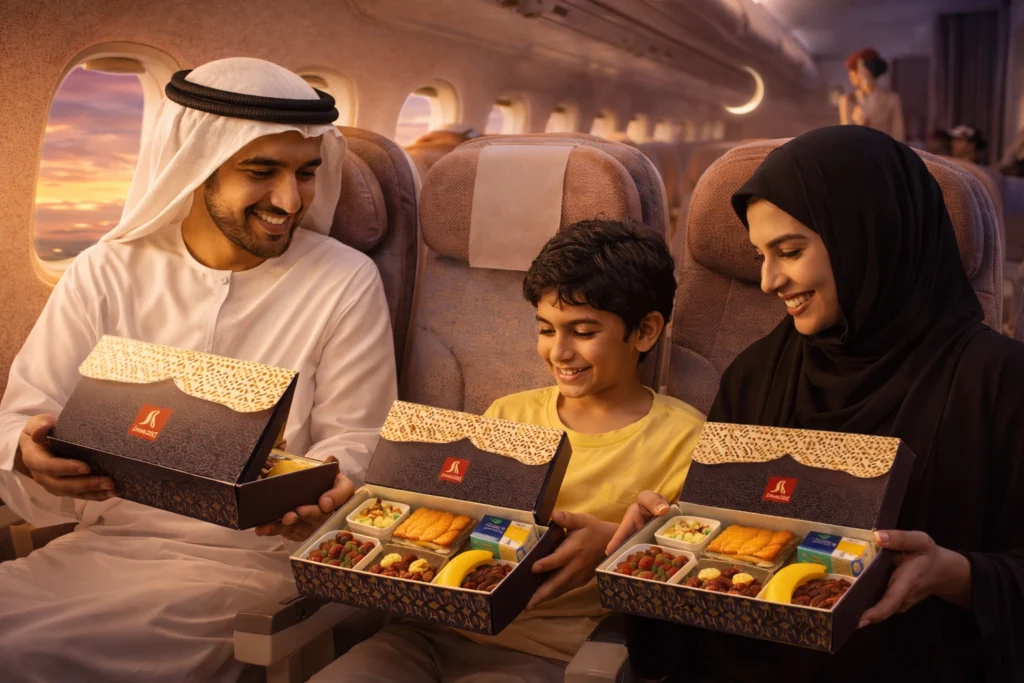 Iftar on Emirates during Ramadan