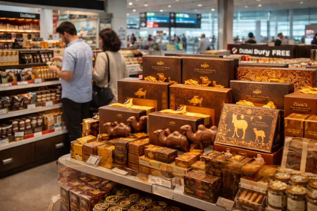 Camel Milk Chocolate at Dubai Duty Free
