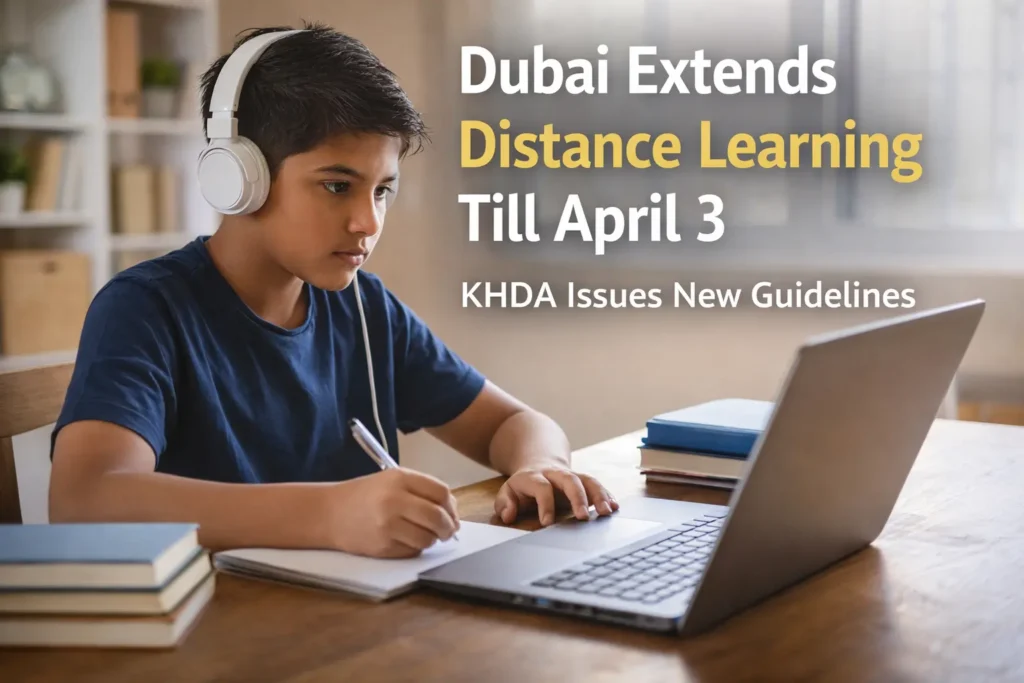 Dubai Extends Distance Learning Till April 3: KHDA Issues New Guidelines