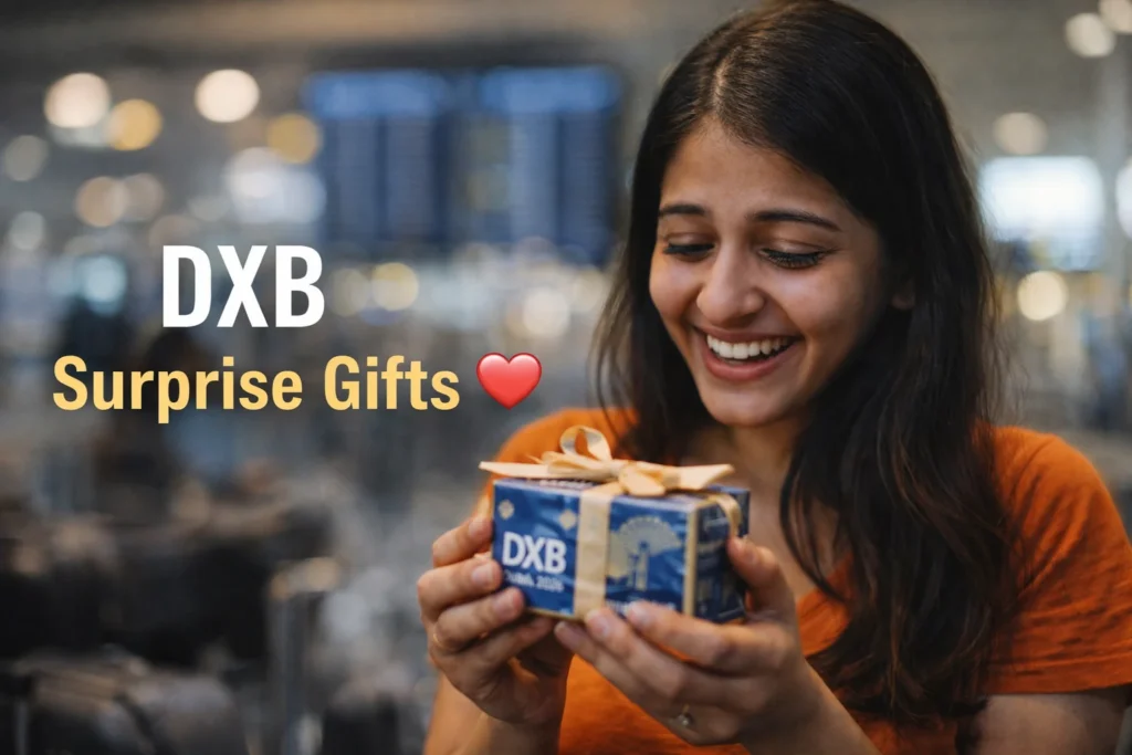 Dubai International Airport Gives Surprise Gift Boxes