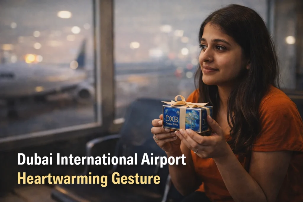 Dubai International Airport Heartwarming Gesture