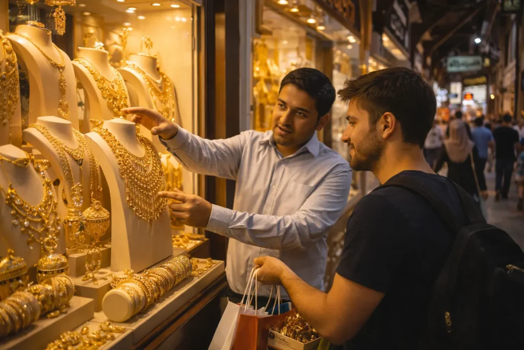 Exploring Gold in the Dubai Souk