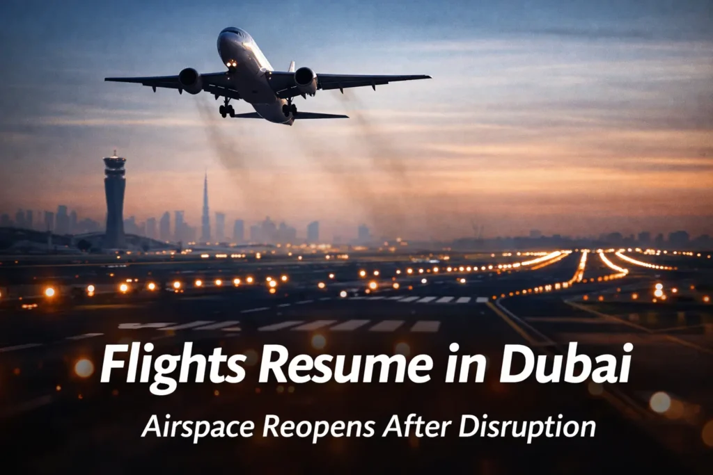 Flights Resume in Dubai
