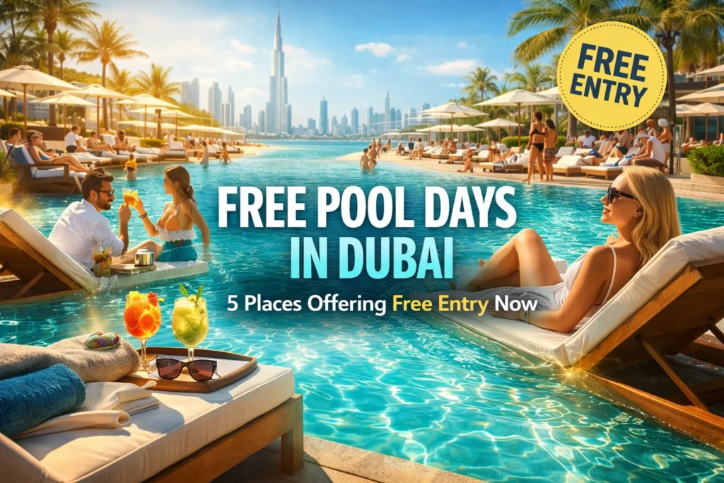 Free Pool Days in Dubai – 5 Places Offering Free Entry Now Free Pool Days in Dubai – 5 Places Offering Free Entry Now