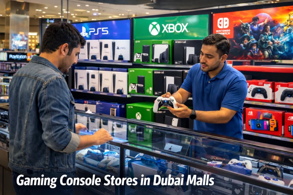 Gaming Consoles at Dubai Mall Store