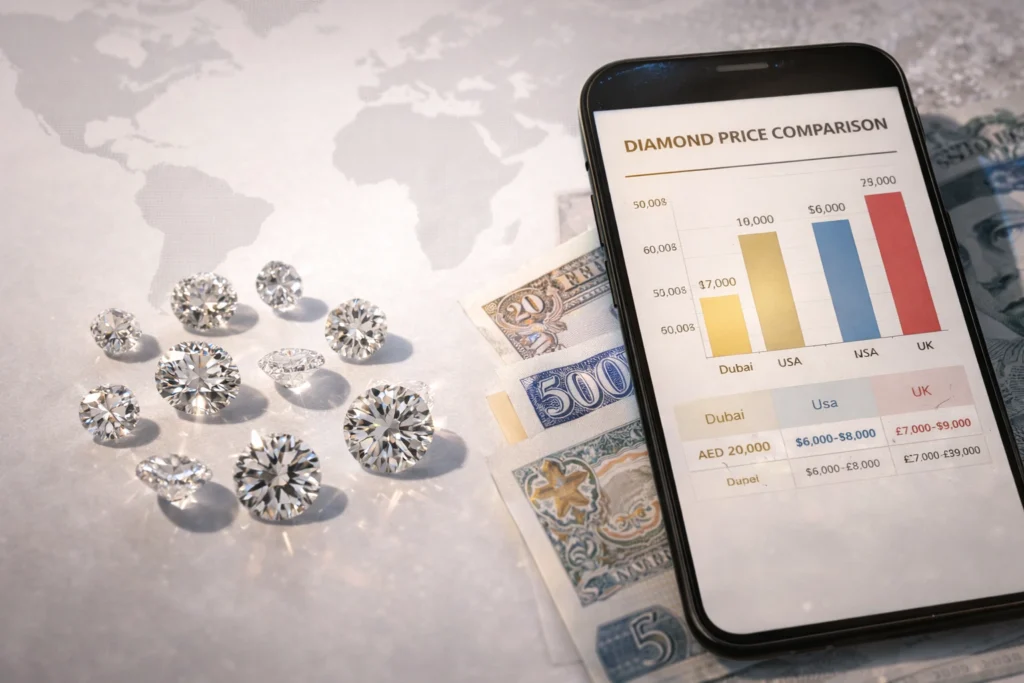 Global Diamond Price Comparison Chart